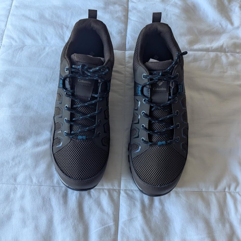 Columbia Men's Granite Trail Waterproof Shoe, Size 11.5 Wide, Color: Brown